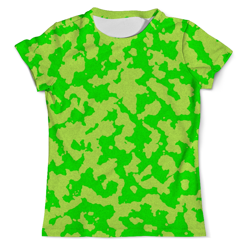 Printio Футболка с полной запечаткой (мужская) Ярко-зелёный камуфляж printio футболка с полной запечаткой для мальчиков ярко зелёный камуфляж
