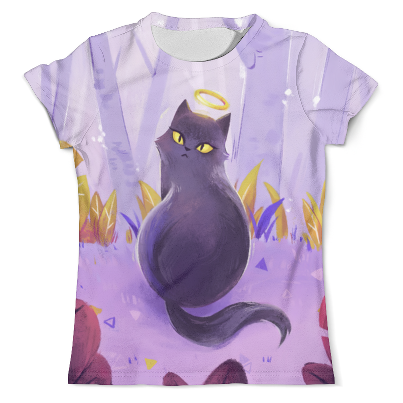 printio футболка с полной запечаткой мужская кот у лукоморья Printio Футболка с полной запечаткой (мужская) Святой кот