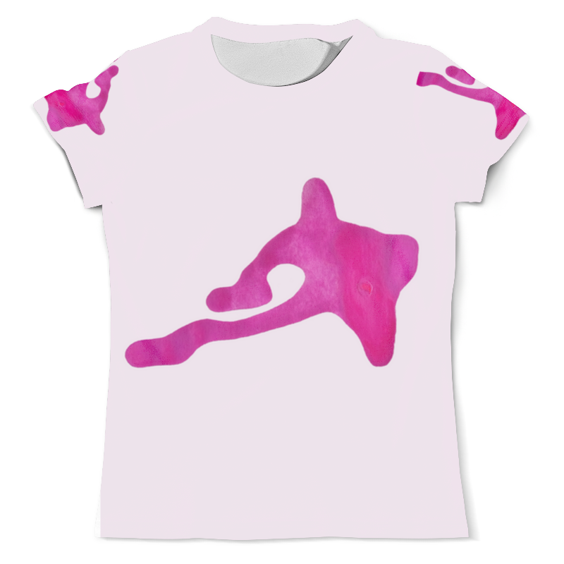 Printio Футболка с полной запечаткой (мужская) Абстракция акрилом - ярко розовый printio футболка с полной запечаткой мужская розовая