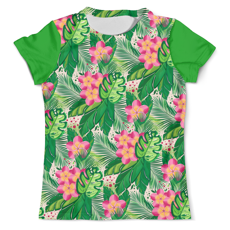 Printio Футболка с полной запечаткой (мужская) Тропические букеты printio футболка с полной запечаткой для девочек тропические букеты