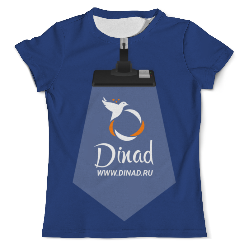 Printio Футболка с полной запечаткой (мужская) Dinad.ru синяя printio футболка с полной запечаткой женская лис с галстуком
