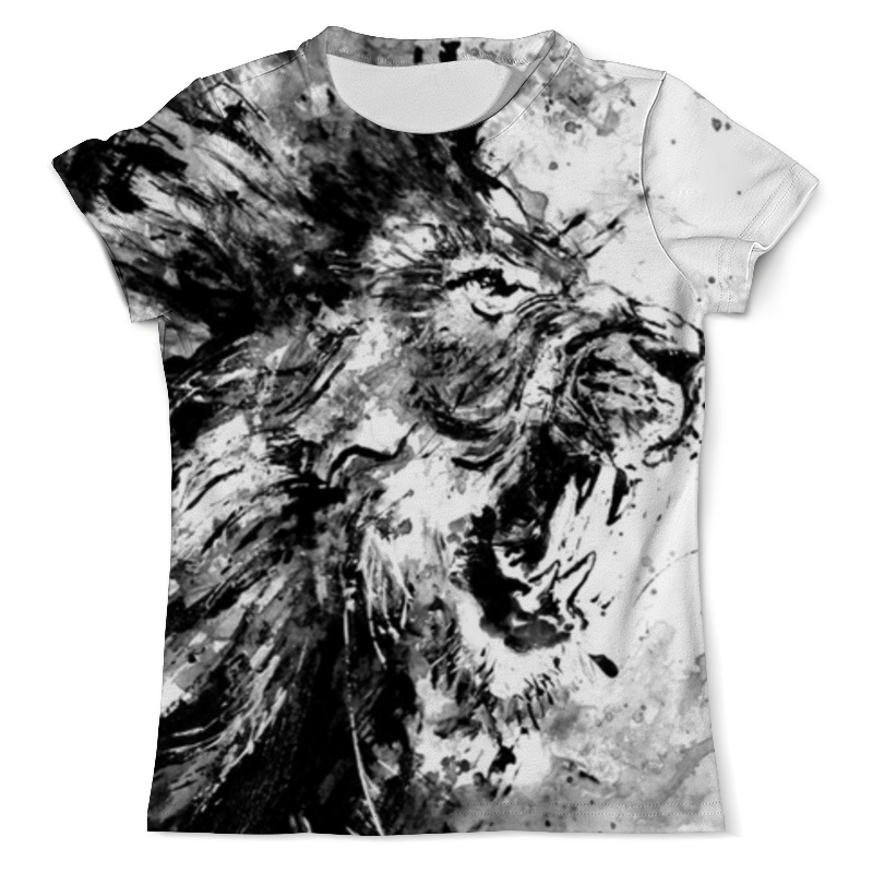 Printio Футболка с полной запечаткой (мужская) Рычащий лев printio футболка с полной запечаткой мужская рычащий лев
