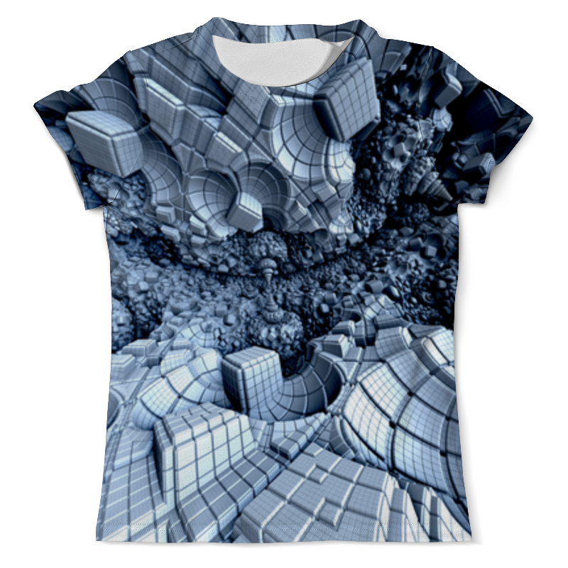 Printio Футболка с полной запечаткой (мужская) Город абстракции мужская футболка матрешка с синими орнаментами l черный