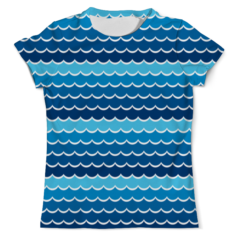 Printio Футболка с полной запечаткой (мужская) Абстрактные морские волны printio футболка с полной запечаткой для девочек абстрактные морские волны