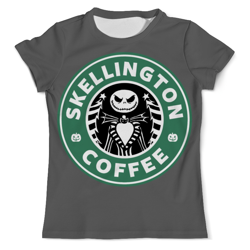 Printio Футболка с полной запечаткой (мужская) Starbucks / skellington coffee printio футболка с полной запечаткой для девочек starbucks skellington coffee