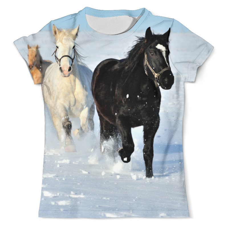 Printio Футболка с полной запечаткой (мужская) Лошади printio футболка с полной запечаткой женская лошади