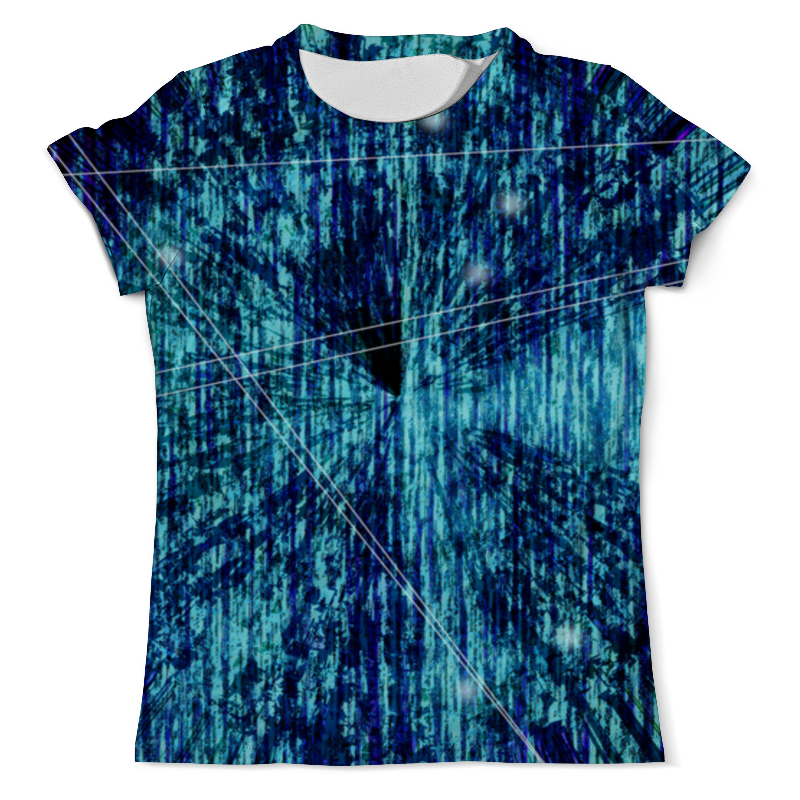 мужская футболка сердце и геометрическая абстрактная композиция xl темно синий Printio Футболка с полной запечаткой (мужская) Футуристическая психоделика