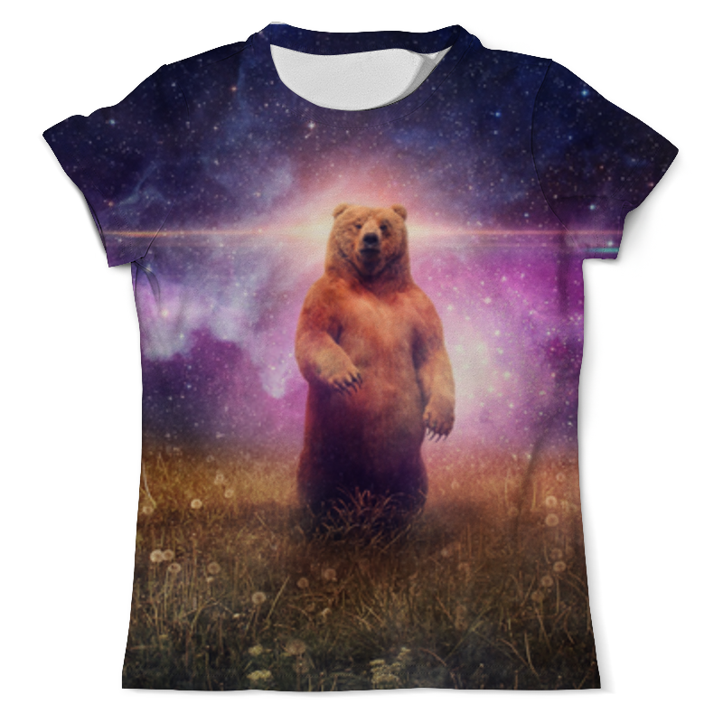 Printio Футболка с полной запечаткой (мужская) Медведь printio футболка с полной запечаткой мужская медведь с медвежонком