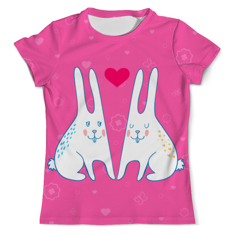 Printio Футболка с полной запечаткой (мужская) Милые зайцы printio футболка с полной запечаткой для девочек милые зайцы