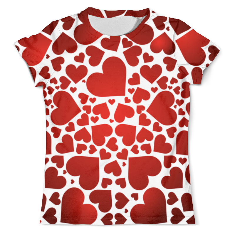 Printio Футболка с полной запечаткой (мужская) Сердечки printio футболка с полной запечаткой мужская сердечки