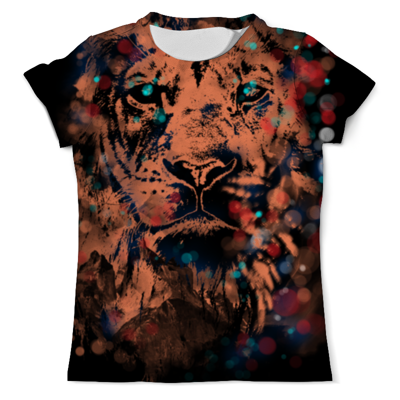 Printio Футболка с полной запечаткой (мужская) Абстрактный лев printio футболка с полной запечаткой женская абстрактный лев