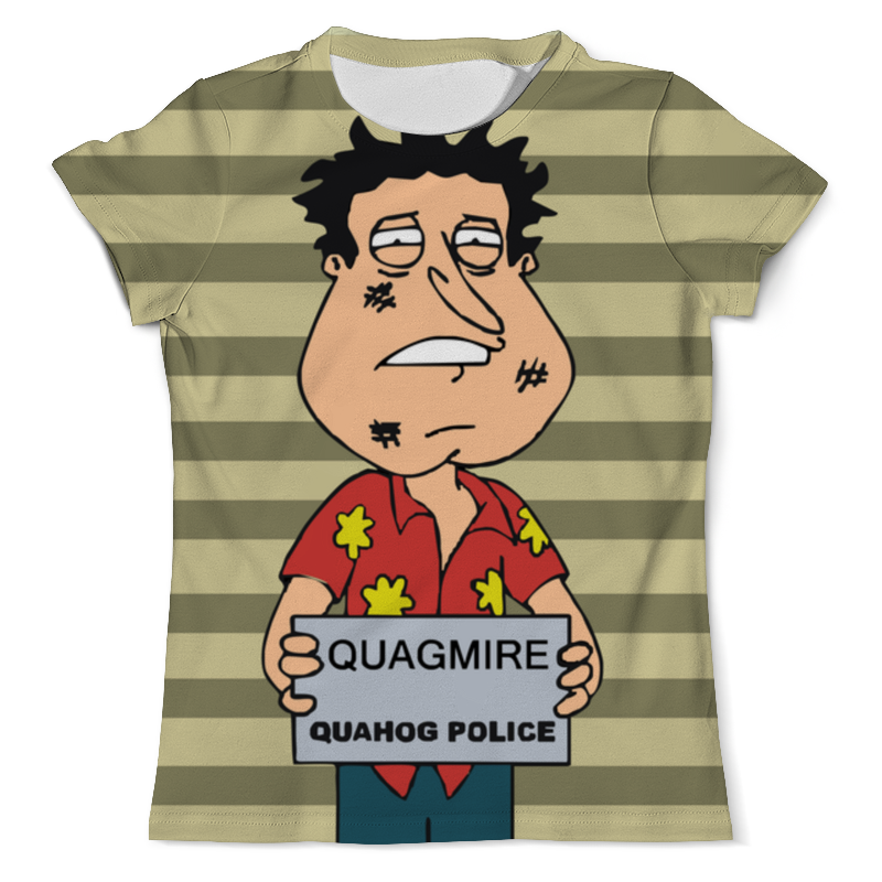 Printio Футболка с полной запечаткой (мужская) Quagmire quahog police printio футболка с полной запечаткой для мальчиков quagmire quahog police