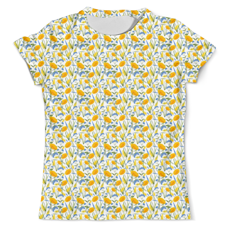 Printio Футболка с полной запечаткой (мужская) Цветы printio футболка с полной запечаткой для девочек голубые цветы