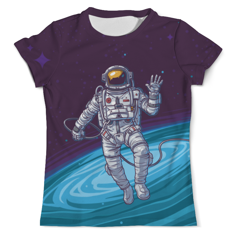 Printio Футболка с полной запечаткой (мужская) Привет из космоса printio футболка с полной запечаткой для девочек привет из космоса