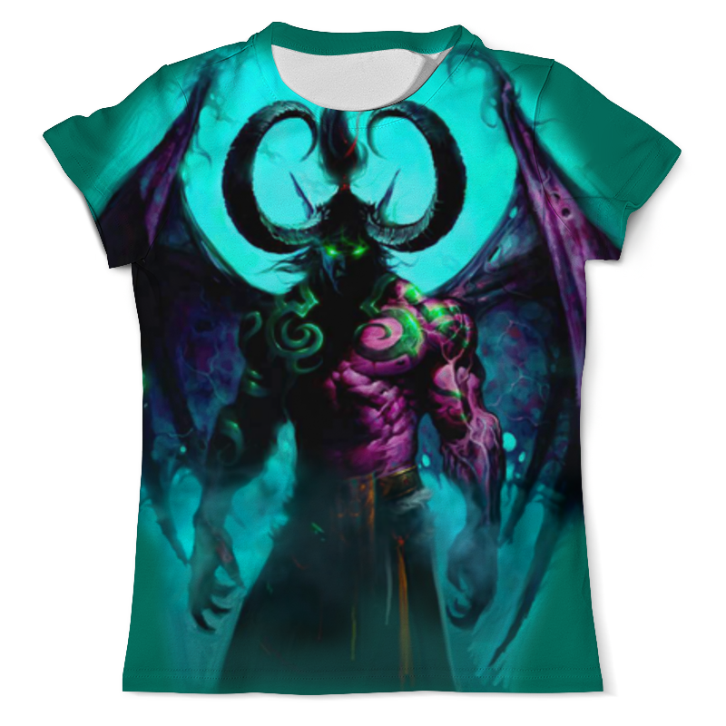 Printio Футболка с полной запечаткой (мужская) Warcraft collection: illidan printio блокнот warcraft collection illidan