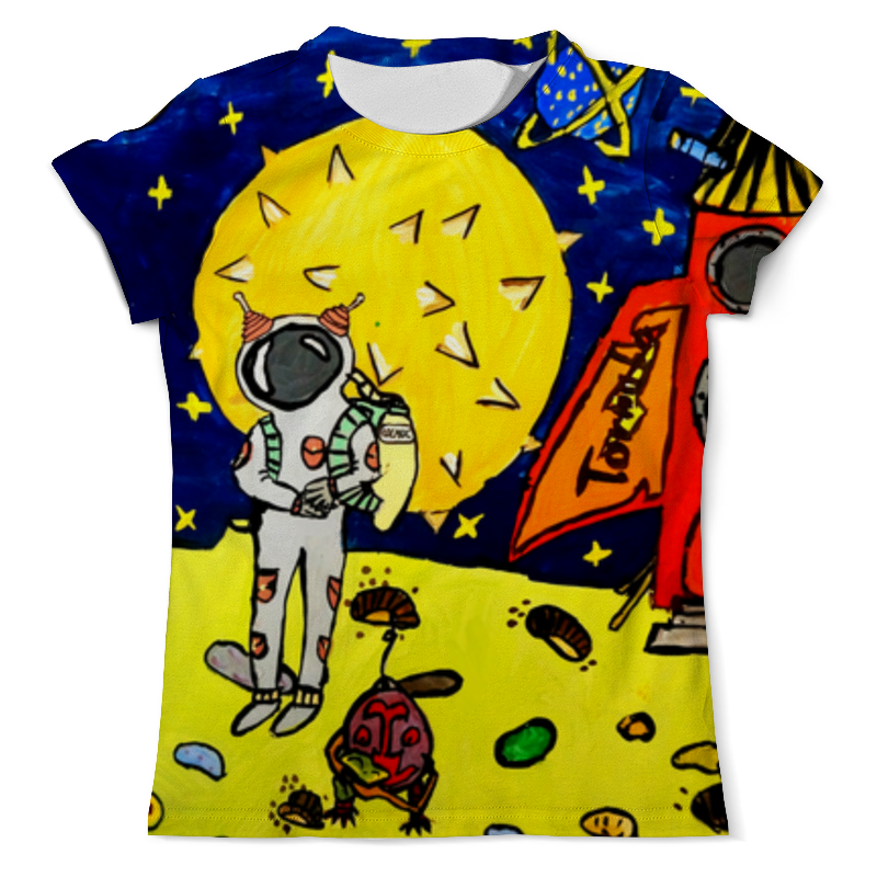 Printio Футболка с полной запечаткой (мужская) Дети мечтают о космосе printio футболка с полной запечаткой мужская мечты сбываются