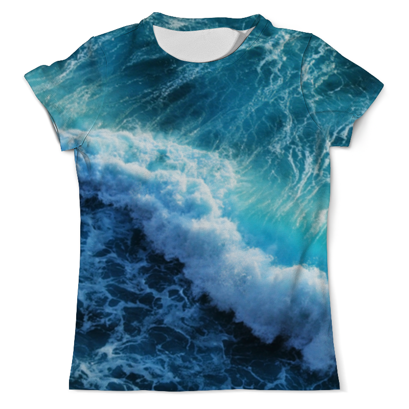 Printio Футболка с полной запечаткой (мужская) Волны printio футболка с полной запечаткой мужская морские волны