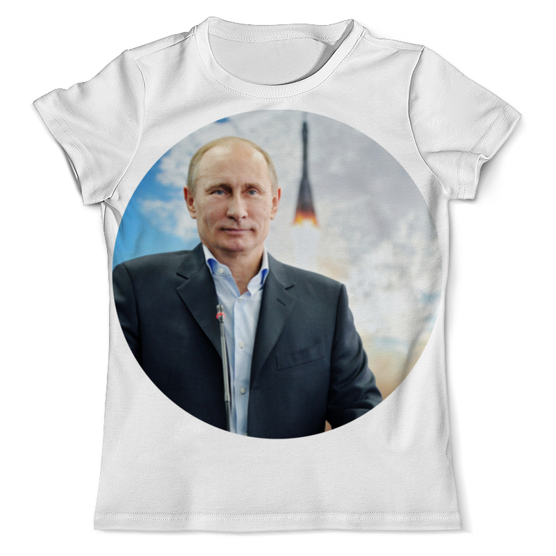 Printio Футболка с полной запечаткой (мужская) Путин printio футболка с полной запечаткой мужская go hard как путин