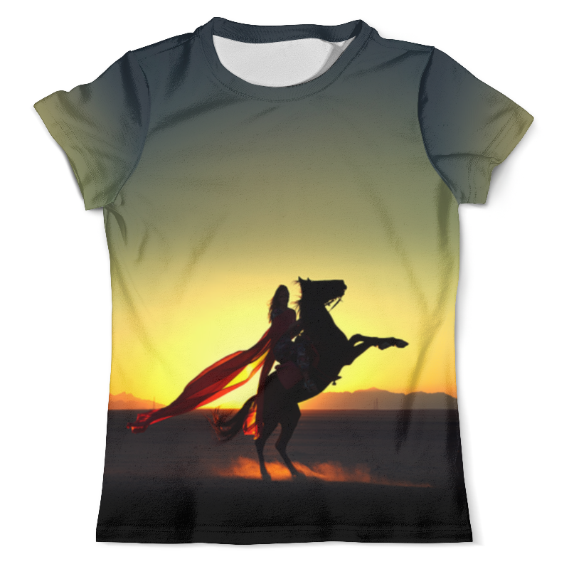 Printio Футболка с полной запечаткой (мужская) На коне printio футболка с полной запечаткой для девочек на коне