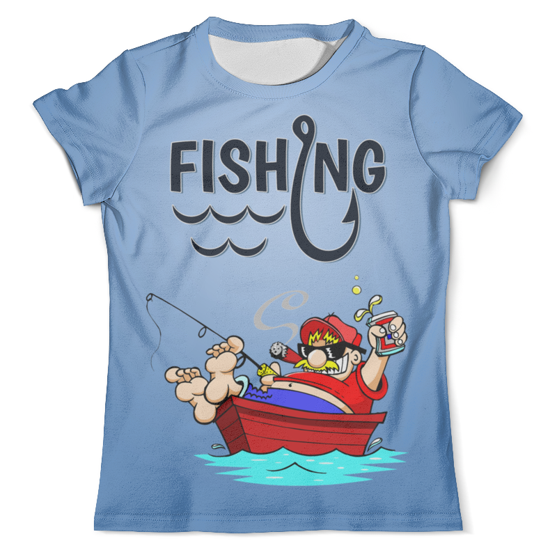 Printio Футболка с полной запечаткой (мужская) Рыбалка printio футболка с полной запечаткой мужская рыбалка