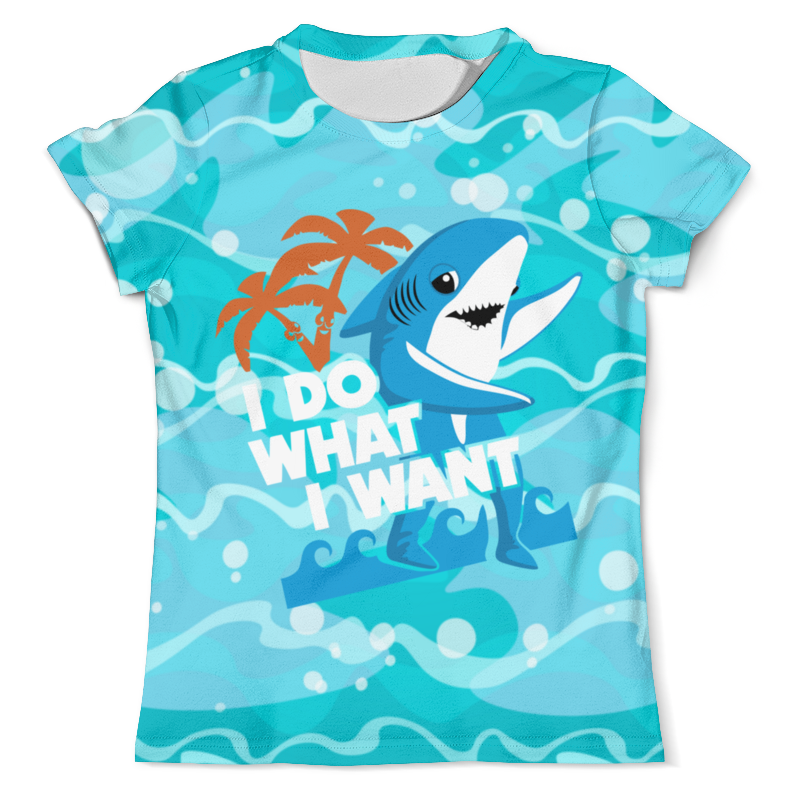 Printio Футболка с полной запечаткой (мужская) Я делаю то,что хочу ( акула ) printio футболка с полной запечаткой женская я делаю то что хочу акула