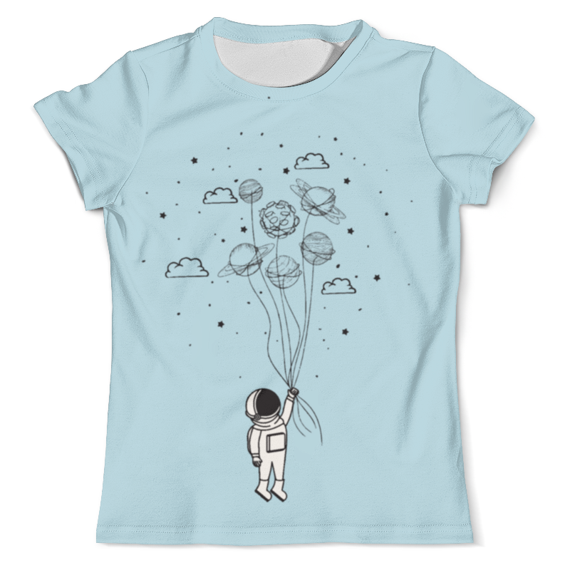 Printio Футболка с полной запечаткой (мужская) Космос космонавт printio футболка с полной запечаткой мужская космос космонавт