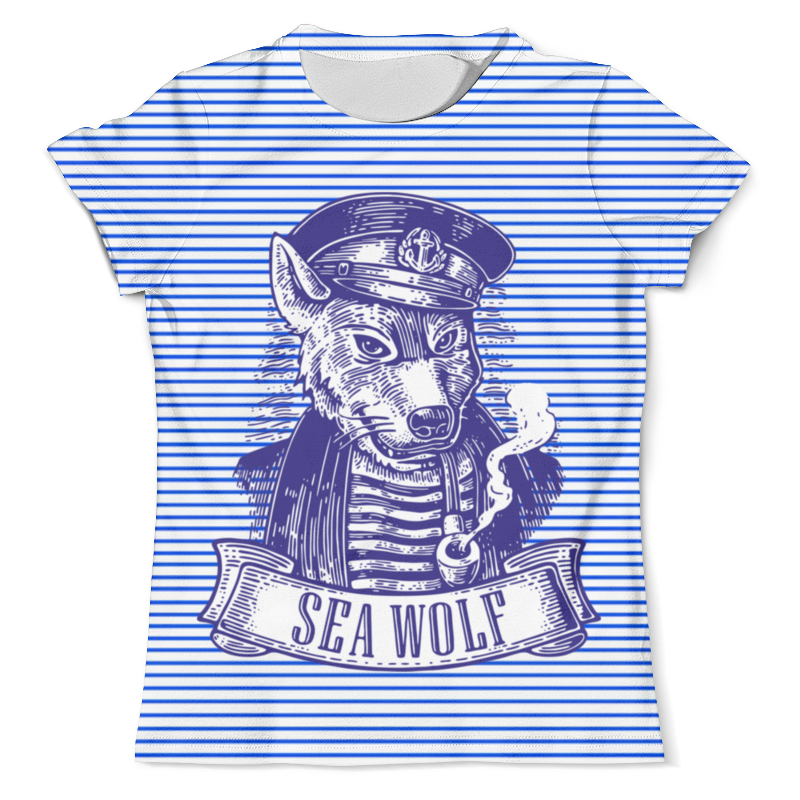 Printio Футболка с полной запечаткой (мужская) Морской волк printio футболка с полной запечаткой мужская морской арт