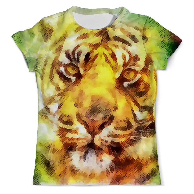 Printio Футболка с полной запечаткой (мужская) Тигр printio футболка с полной запечаткой мужская мальчик и тигр