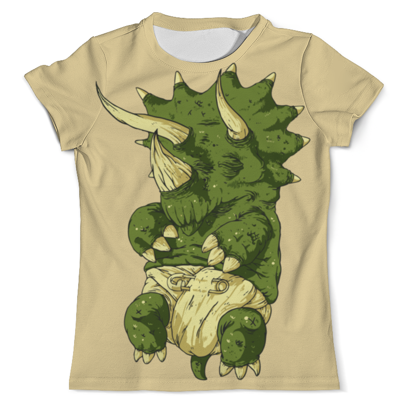 Printio Футболка с полной запечаткой (мужская) Dino baby / малыш динозавр printio футболка с полной запечаткой для девочек dino baby малыш динозавр