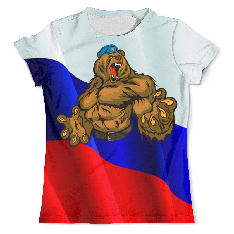 Printio Футболка с полной запечаткой (мужская) Вдв медведь printio футболка с полной запечаткой мужская вдв медведь пиво