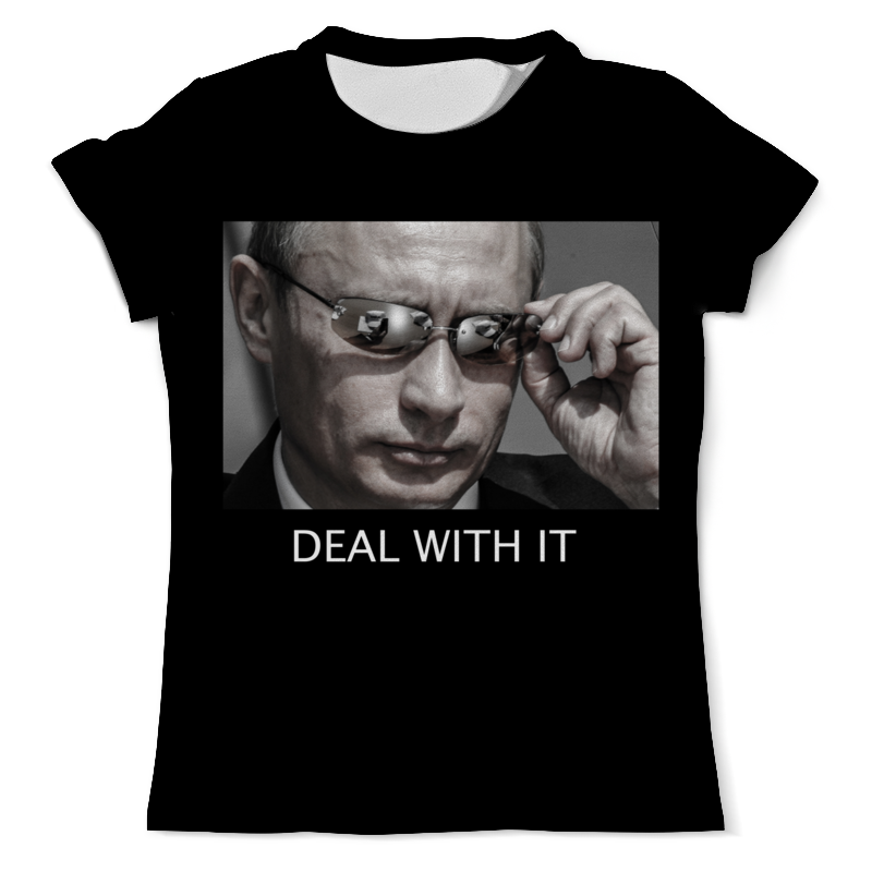 Printio Футболка с полной запечаткой (мужская) Putin printio толстовка с полной запечаткой doge meme deal with it очки