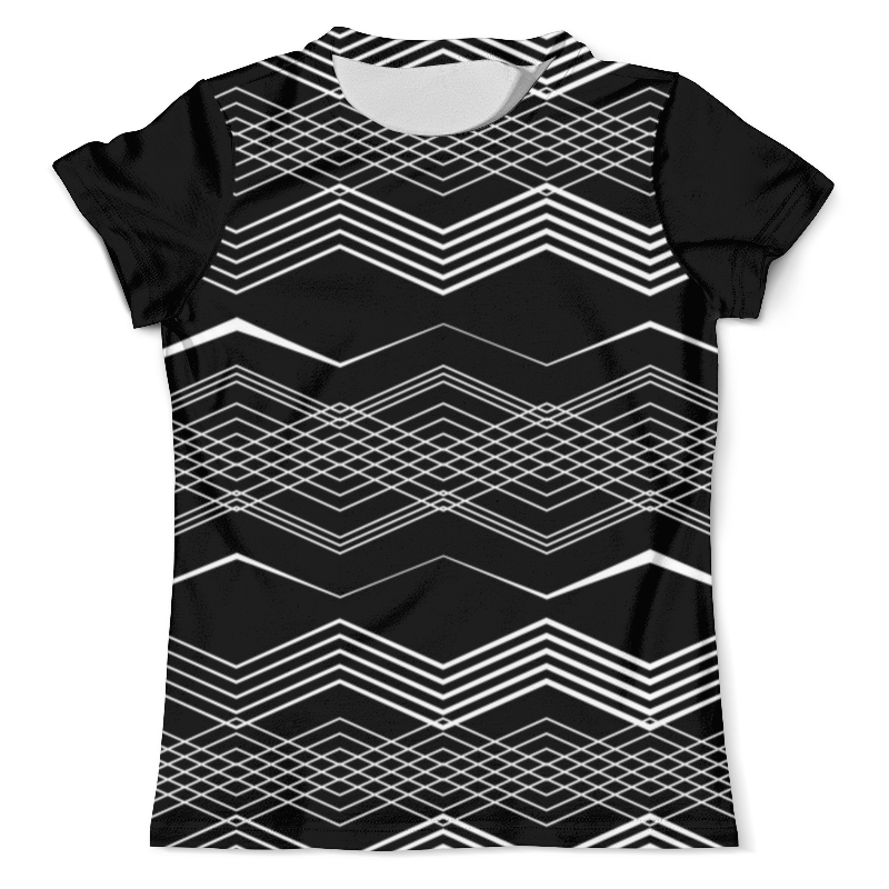 Printio Футболка с полной запечаткой (мужская) Черно-белая геометрия printio футболка с полной запечаткой мужская черно белая графика