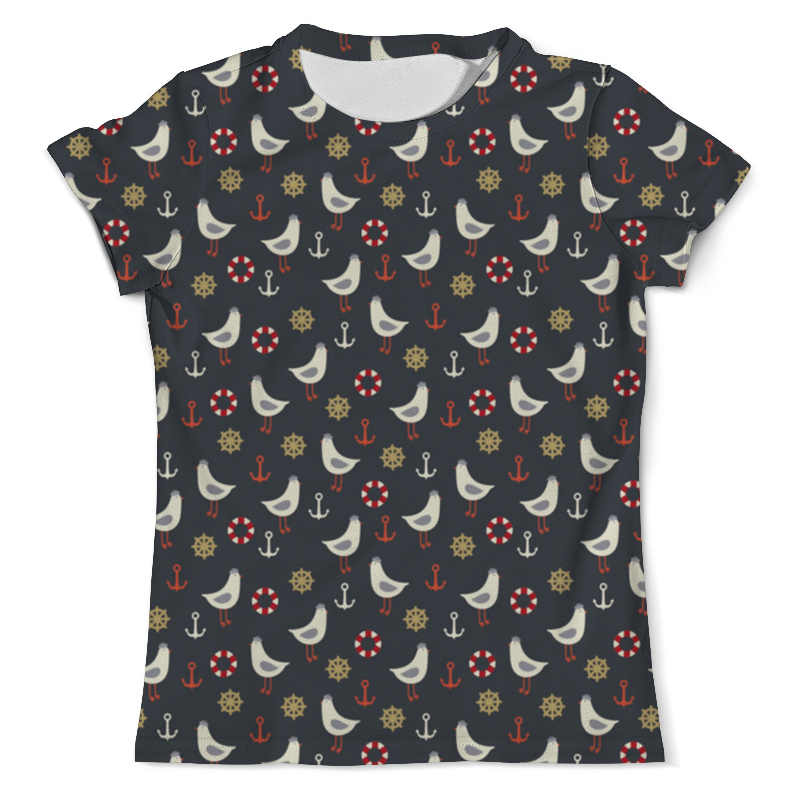 Printio Футболка с полной запечаткой (мужская) Морская (1)