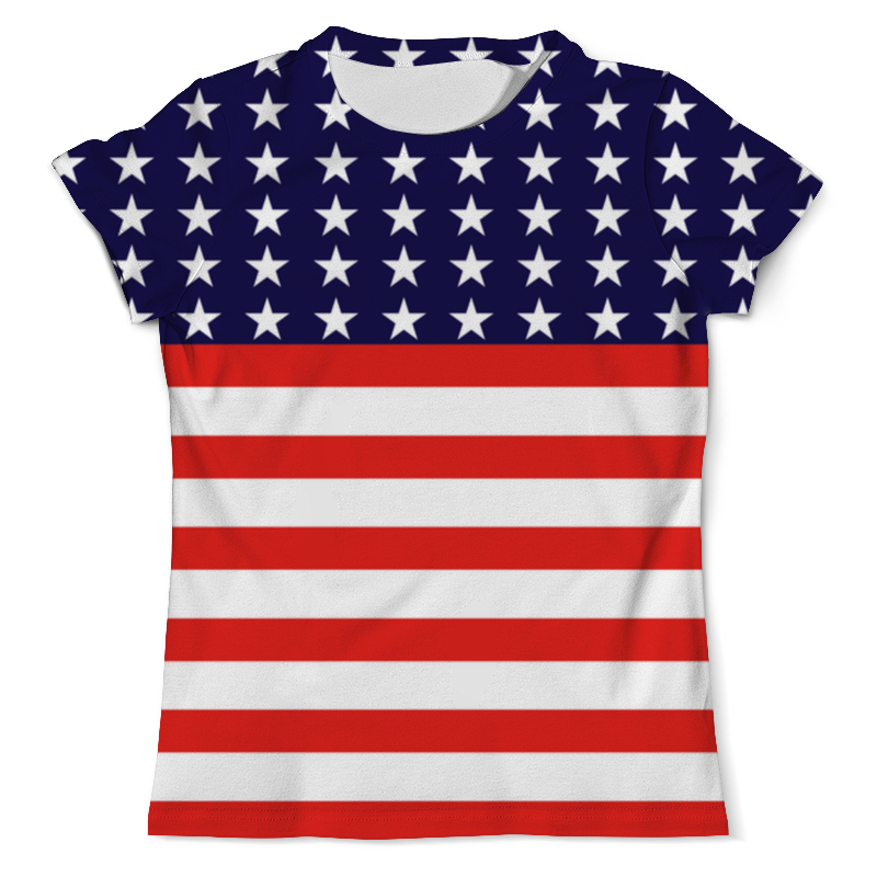 Printio Футболка с полной запечаткой (мужская) Америка printio футболка с полной запечаткой мужская овчарка капитан америка