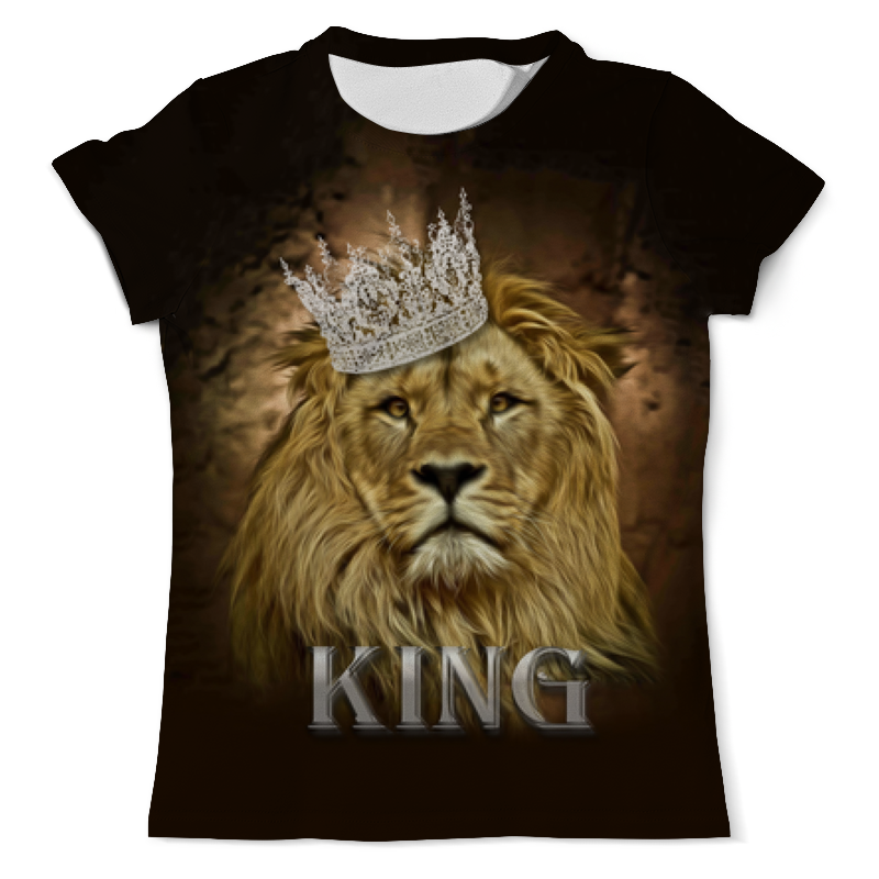 Printio Футболка с полной запечаткой (мужская) Царь лев printio футболка с полной запечаткой мужская царь лев