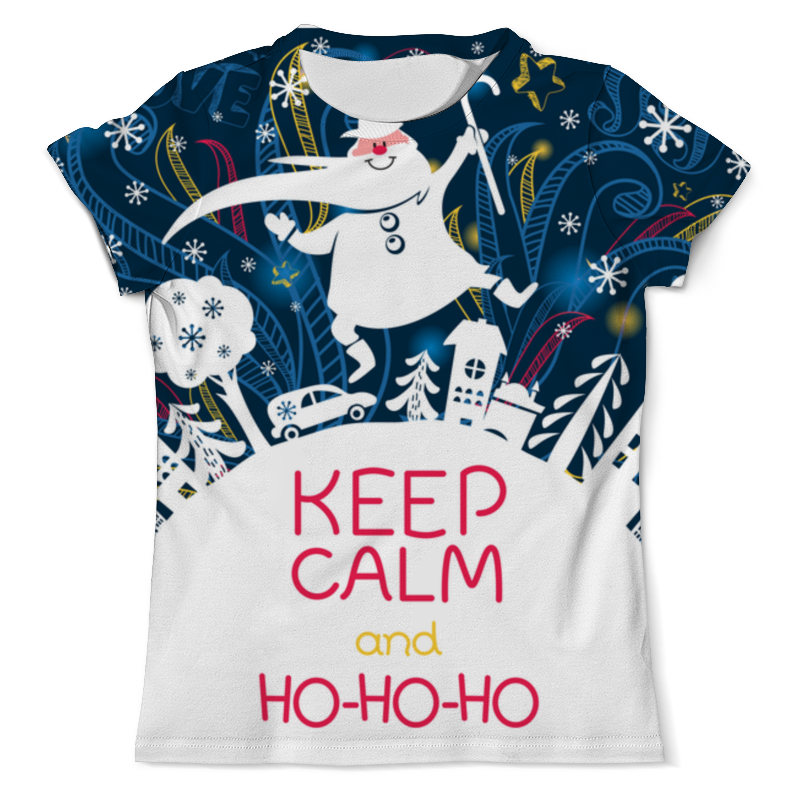 Printio Футболка с полной запечаткой (мужская) Ho-ho-ho