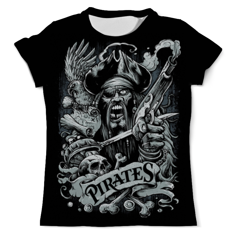 Printio Футболка с полной запечаткой (мужская) Pirates printio футболка с полной запечаткой мужская captain hook pirates