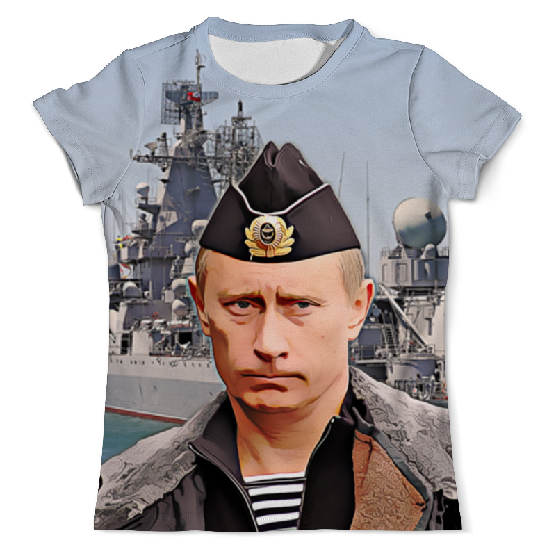 Printio Футболка с полной запечаткой (мужская) Путин printio футболка с полной запечаткой мужская путин и трамп