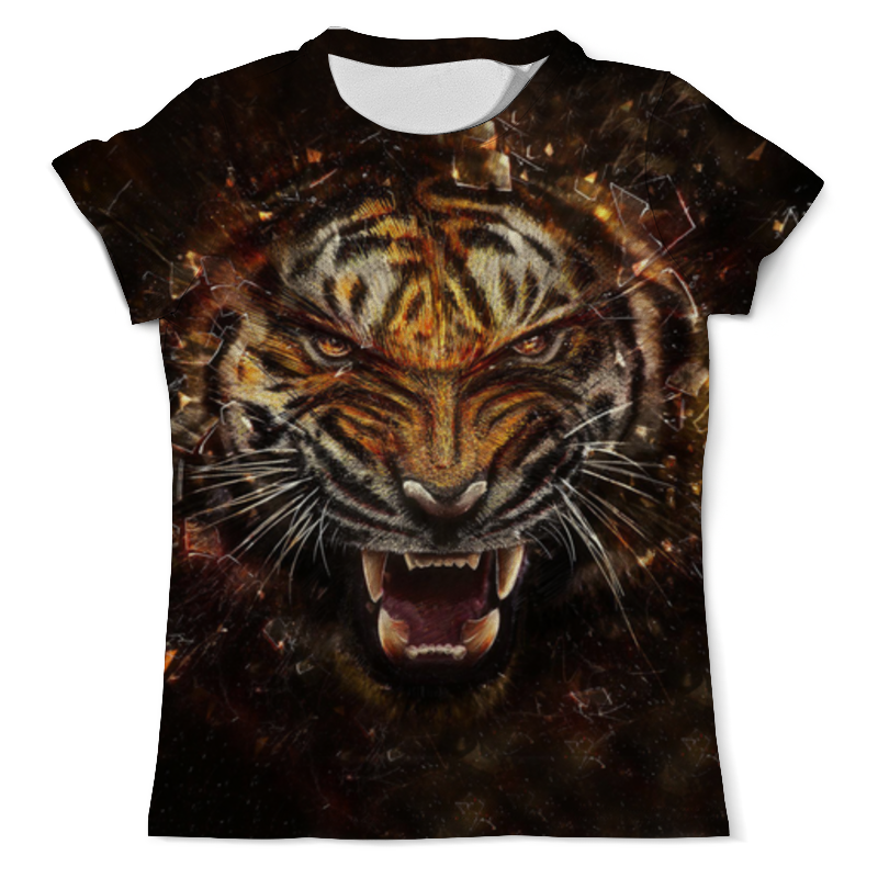 Printio Футболка с полной запечаткой (мужская) Ревущий тигр printio футболка с полной запечаткой для мальчиков ревущий тигр