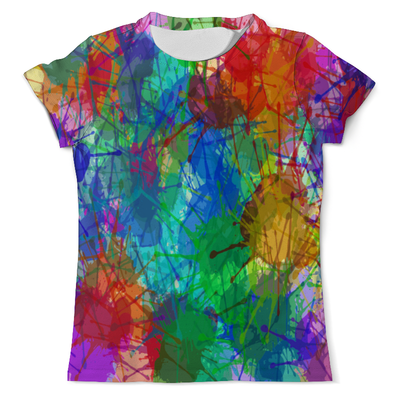 Printio Футболка с полной запечаткой (мужская) Цветные пятна printio футболка с полной запечаткой женская цветные пятна