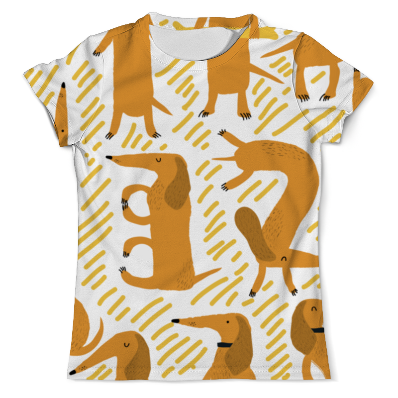 Printio Футболка с полной запечаткой (мужская) Такса мужская футболка задумчивая такса s желтый
