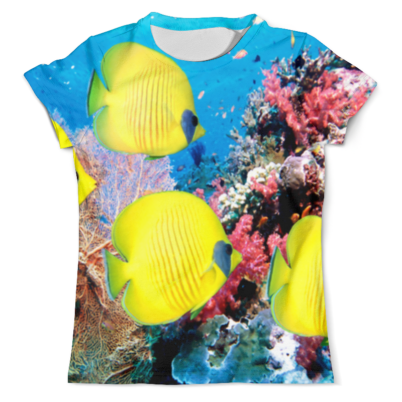 Printio Футболка с полной запечаткой (мужская) морской риф printio футболка с полной запечаткой для мальчиков морской риф