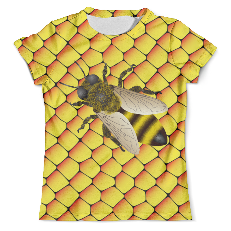Printio Футболка с полной запечаткой (мужская) Пчела