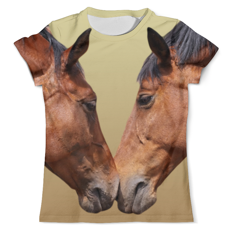 Printio Футболка с полной запечаткой (мужская) Лошади printio футболка с полной запечаткой мужская портрет лошади