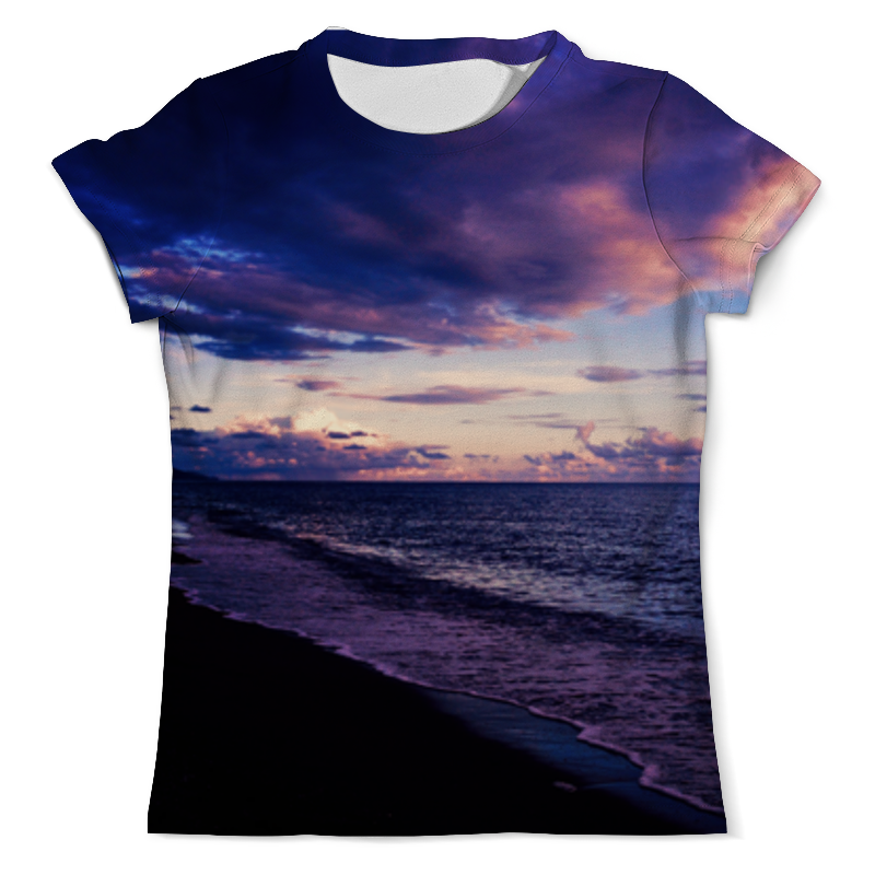 Printio Футболка с полной запечаткой (мужская) Морской берег printio футболка с полной запечаткой мужская берег