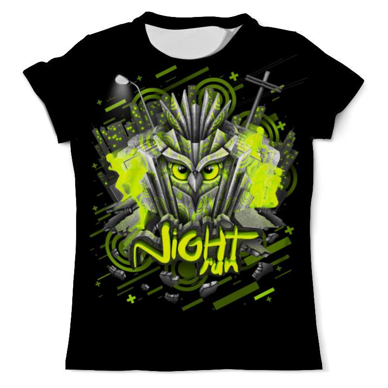 Printio Футболка с полной запечаткой (мужская) Night run printio футболка с полной запечаткой для девочек night run