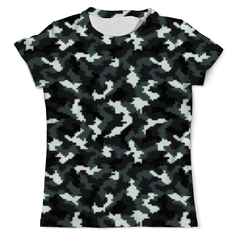 Printio Футболка с полной запечаткой (мужская) Пиксели армейские printio футболка с полной запечаткой женская пиксели армейские
