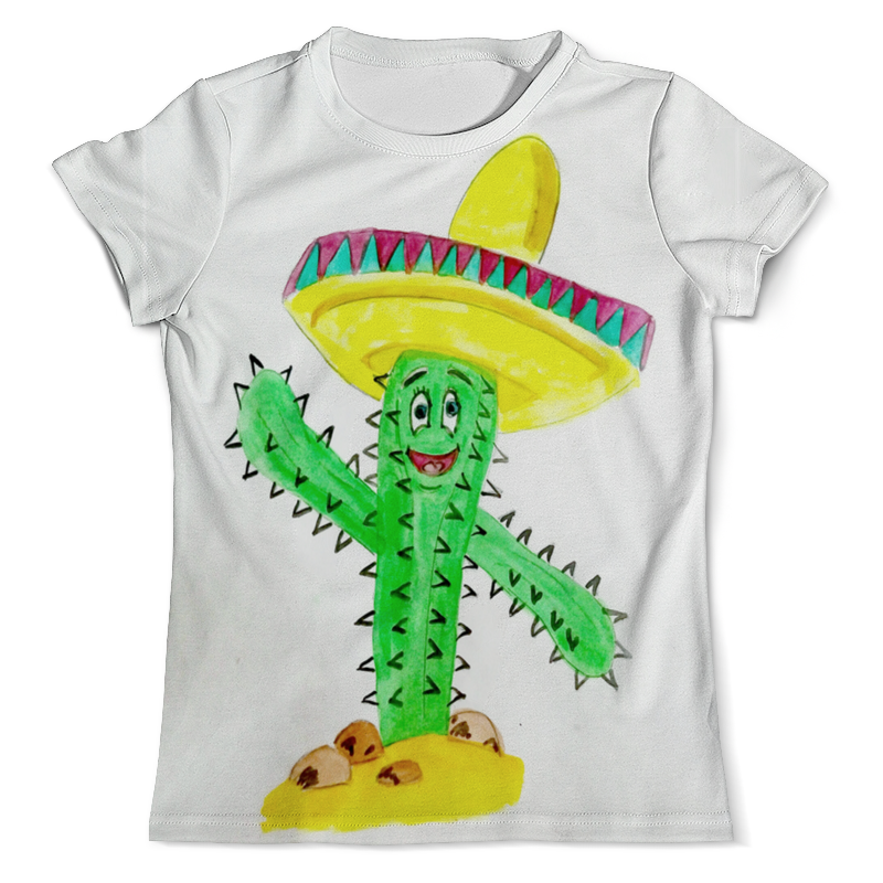 Printio Футболка с полной запечаткой (мужская) Кактус printio футболка с полной запечаткой для девочек кактус