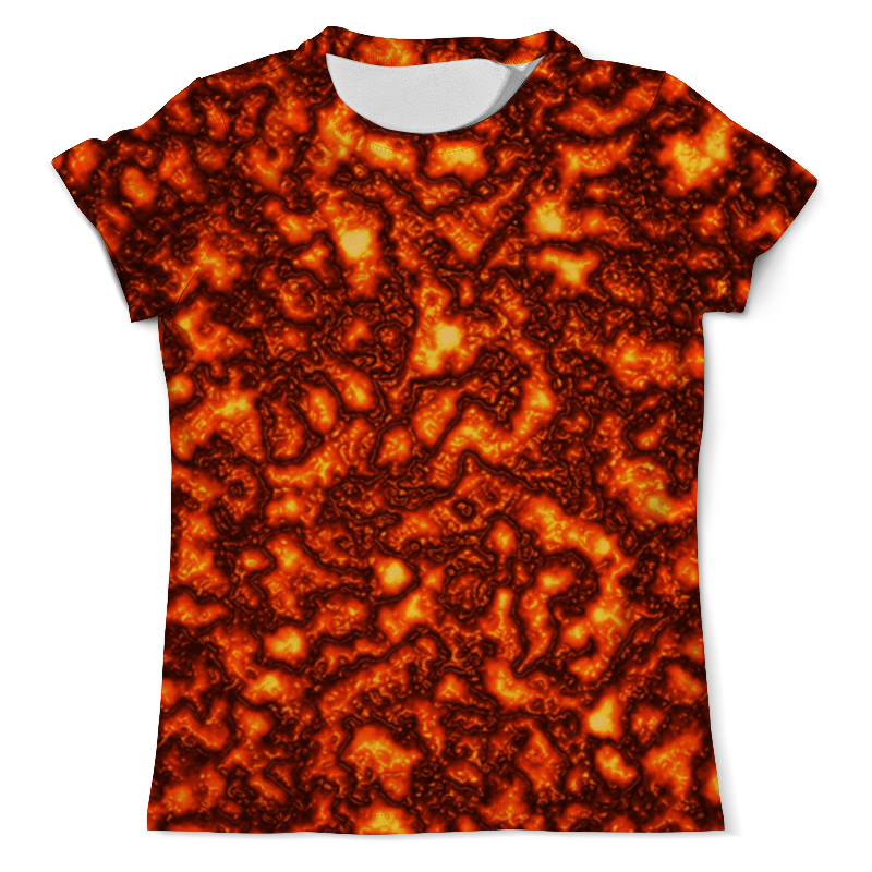 Printio Футболка с полной запечаткой (мужская) Огненная лава printio футболка с полной запечаткой мужская огненная лиса