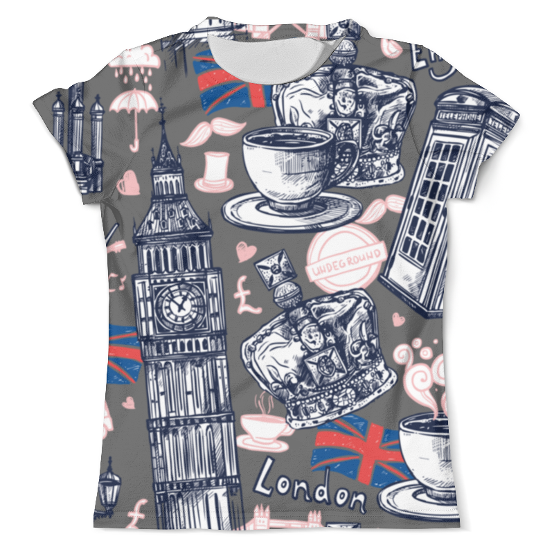 Printio Футболка с полной запечаткой (мужская) Лондон